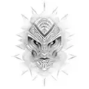 Meander tattoo design idea