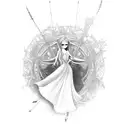 fairy tattoo design idea