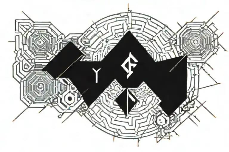 Miner tattoo design idea