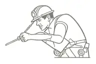 Miner tattoo design idea