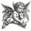 cherub tattoo design idea