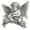 cherub tattoo design idea