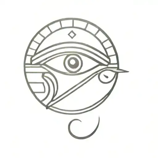 eye of ra tatoo tattoo design idea