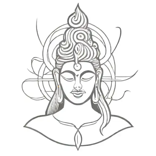 shiv ji tattoo tattoo design idea