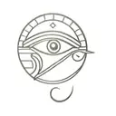 eye of ra tatoo tattoo design idea