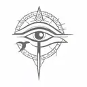 eye of ra tatoo tattoo design idea