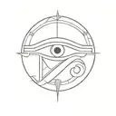 eye of ra tatoo tattoo design idea