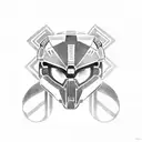 halo 19 tattoo design idea