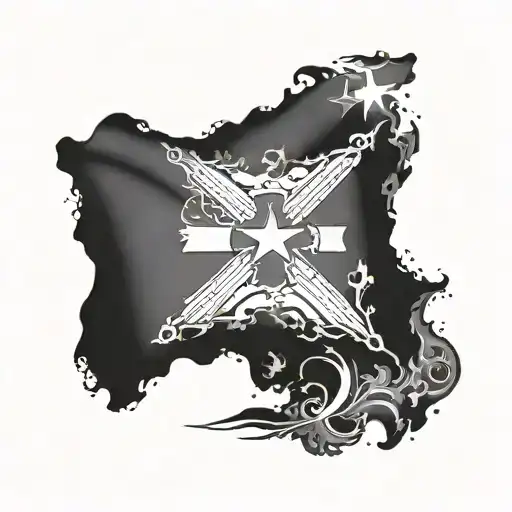 Philippine flag with cross half sleeve tattoo tattoo design idea