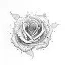 Money rose chicano tattoo design idea