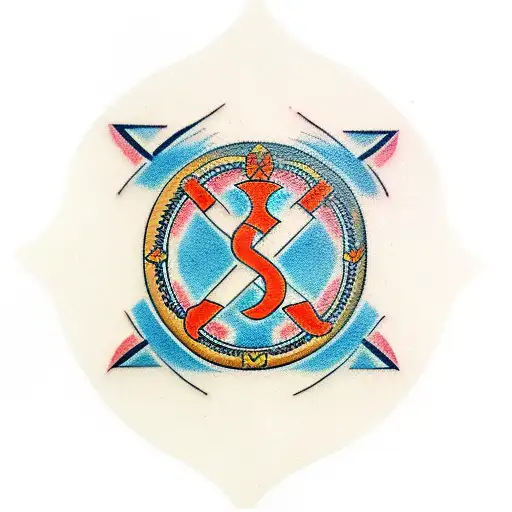 Swastika tattoo design idea