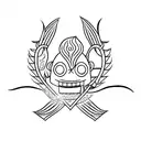 minimalist tattoo of calcifer holding a heart shape or anything similar as long as it has a heart and fire tattoo design idea