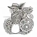 husband wife beach August 30 2020 tattoo design idea