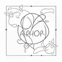 name merge peri and ashok tattoo design idea