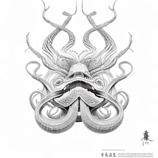 eel tattoo design idea