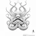 eel tattoo design idea