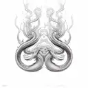 eel tattoo design idea