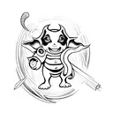 Chimchar tattoo design idea