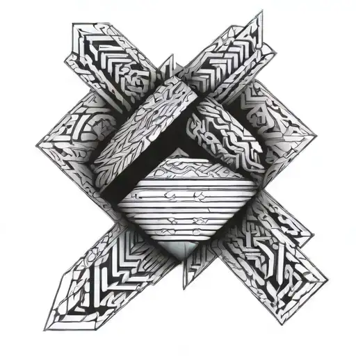 zippers on biceps tattoo design idea