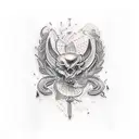 mafia tattoo design idea