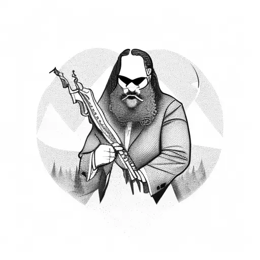 Bray Wyatt tattoo design idea
