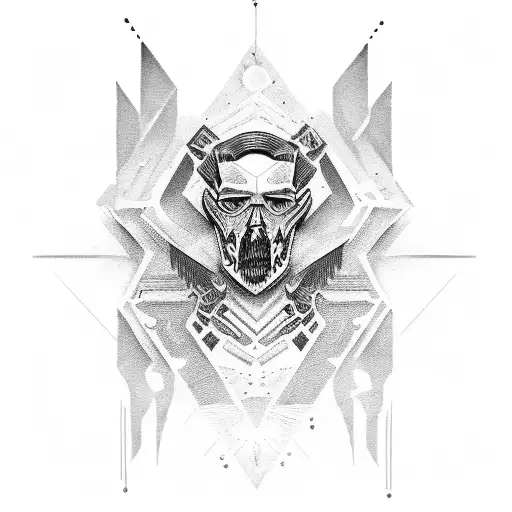 divided people army tattoo design idea