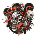 valley of the shadow of death tattoo design idea