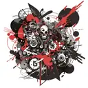 valley of the shadow of death tattoo design idea