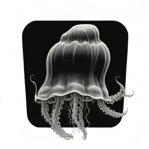 jelly fish tattoo design idea