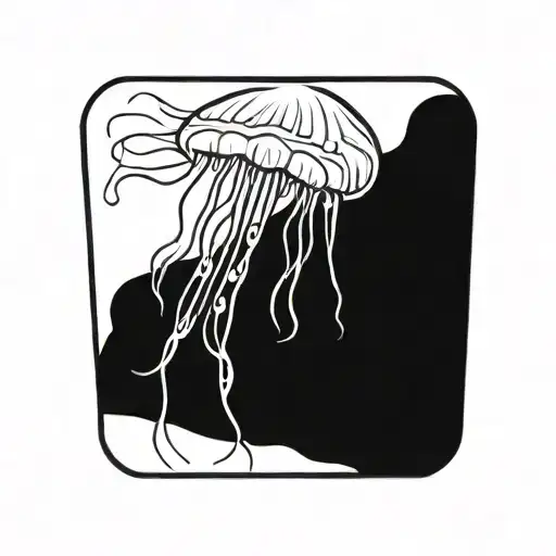 jelly fish tattoo design idea
