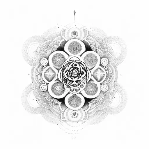 7 chakras tattoo design idea