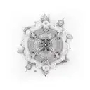 Kirti tattoo design idea