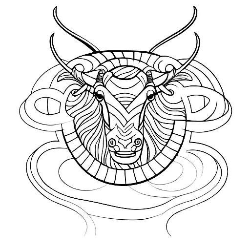 tauro tattoo design idea