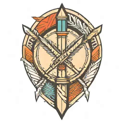 quiver of arrows  tattoo design idea