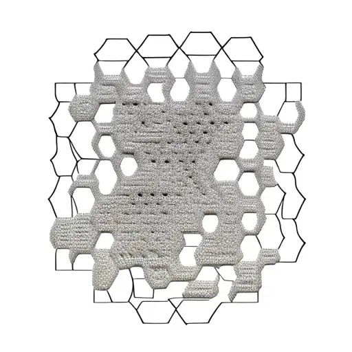 May bees hive IT brain chip matrix tattoo design idea