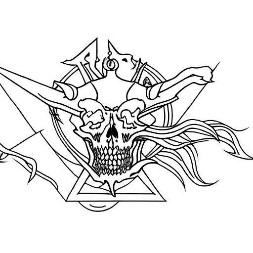 morbid angel tattoo design idea