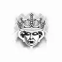 Queen's Crown tattoo design idea