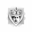 Queen's Crown tattoo design idea