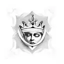 Queen's Crown tattoo design idea