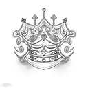 Queen's Crown tattoo design idea