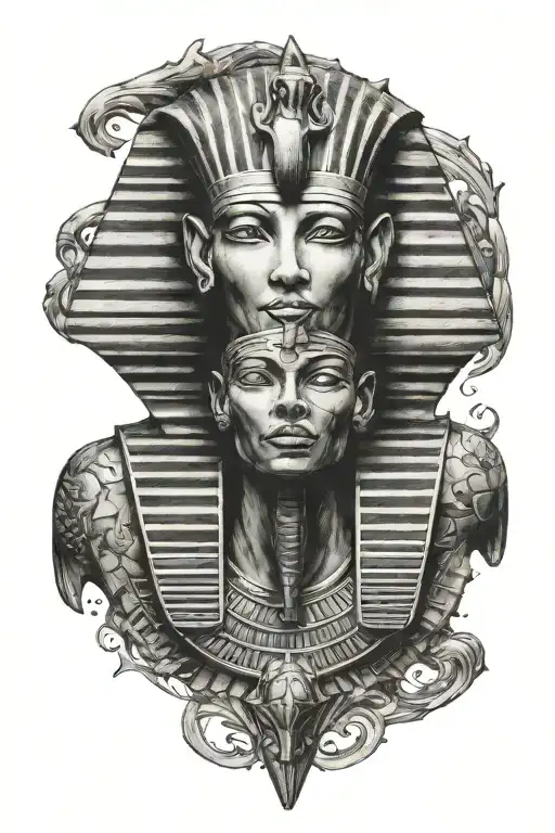 ancient egypt tattoo design idea