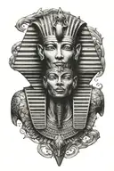 ancient egypt tattoo design idea