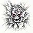 Catrina tattoo design idea