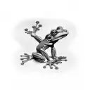 Frog wizard tattoo design idea