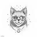 Trail of paws of the pets I've owned in my life, 7 pets tattoo design idea