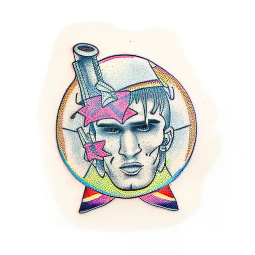 lil peep tattoo design idea