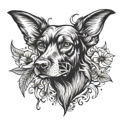 dog memorial tattoo tattoo design idea