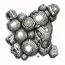 Iron Man Infinity Stones  tattoo design idea