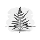 Fern Tree tattoo design idea