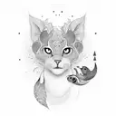 the Name linnnéa with linaea borealis Florida tattoo design idea